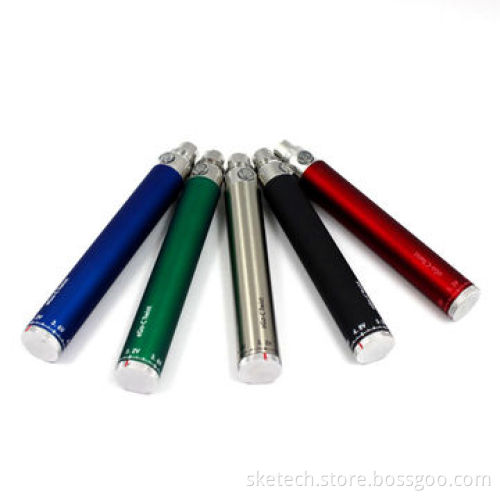 EGO-C twist battery, adjustable voltage battery from bottom, 650/900/1100mAh capacity, hot selling
